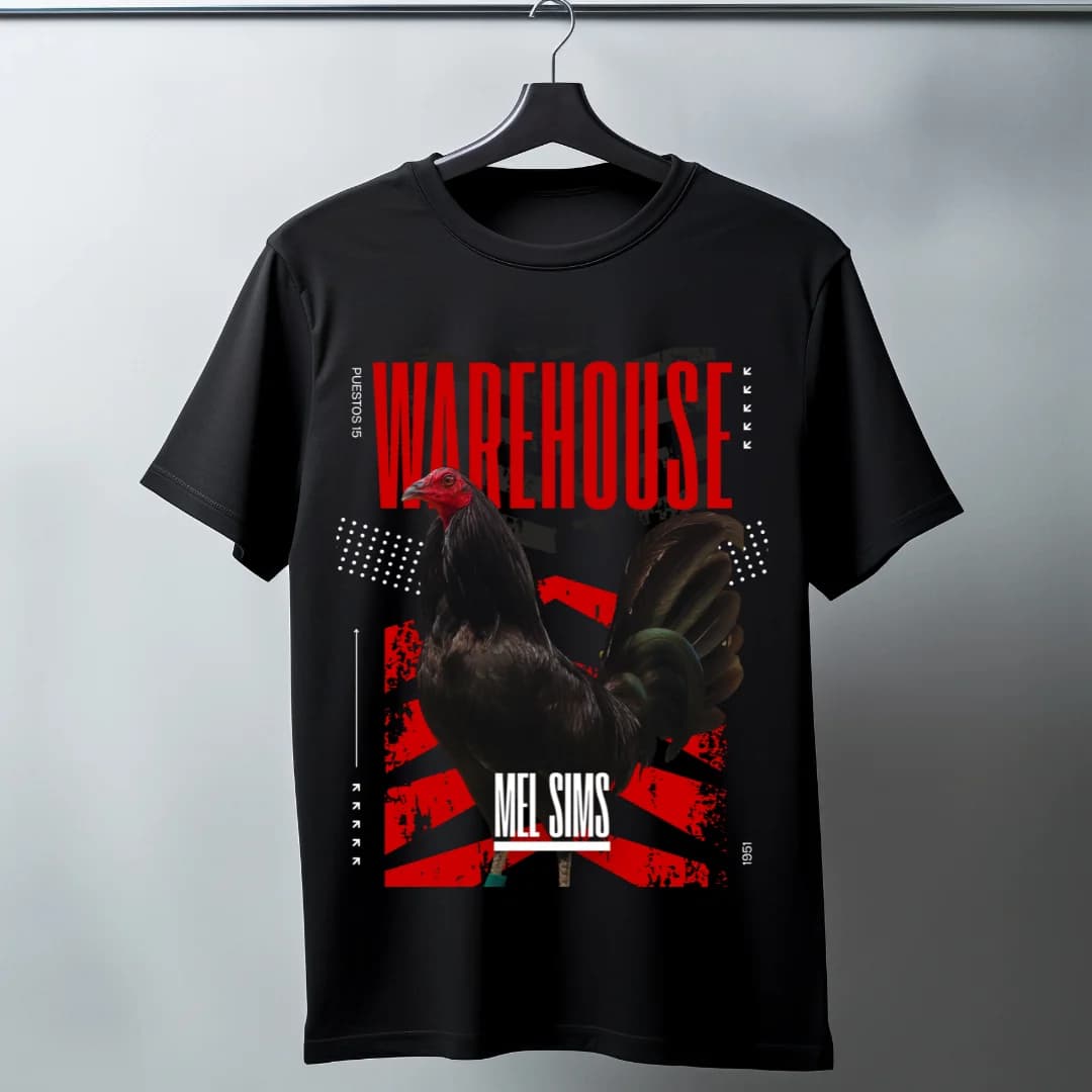 Playera Brown Red 03