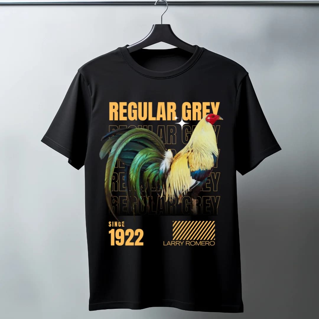 Playera Regular Grey 01